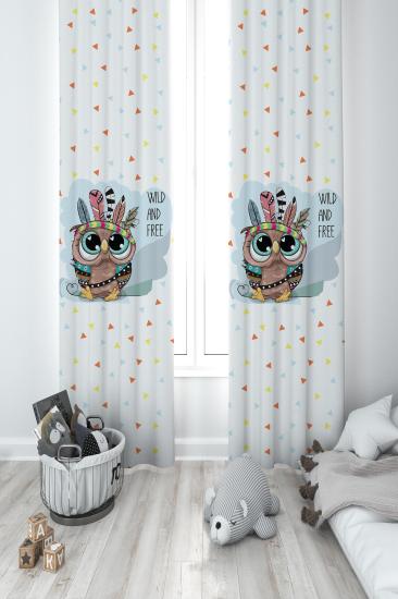 MEKTA HOME ÇOCUK ODASI FON PERDESİ