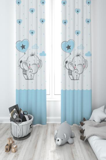 MEKTA HOME ÇOCUK ODASI FON PERDESİ