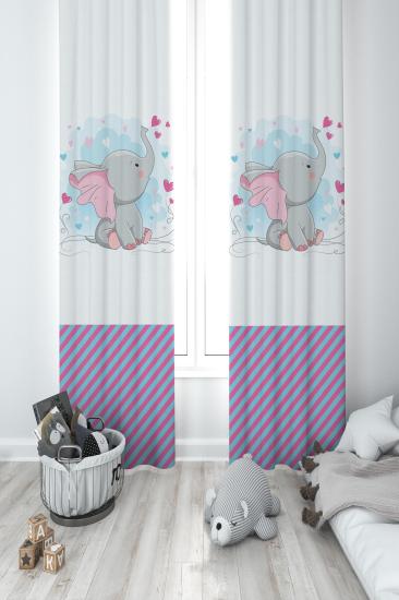 MEKTA HOME ÇOCUK ODASI FON PERDESİ