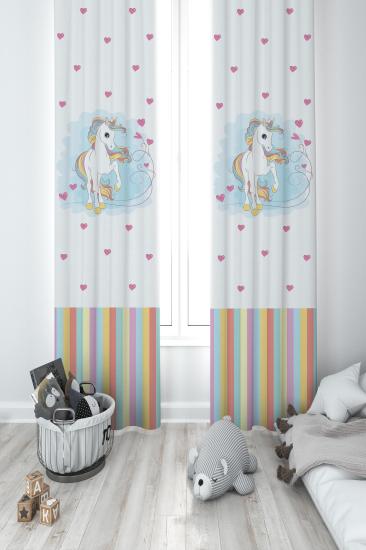 MEKTA HOME ÇOCUK ODASI FON PERDESİ