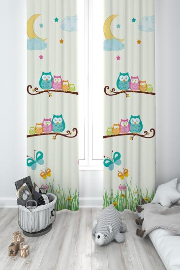 MEKTA HOME ÇOCUK ODASI FON PERDESİ