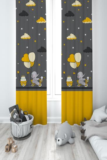 MEKTA HOME ÇOCUK ODASI FON PERDESİ