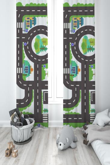 MEKTA HOME ÇOCUK ODASI FON PERDESİ