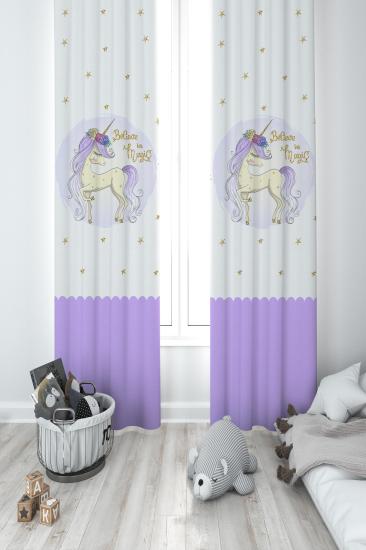 MEKTA HOME ÇOCUK ODASI FON PERDESİ