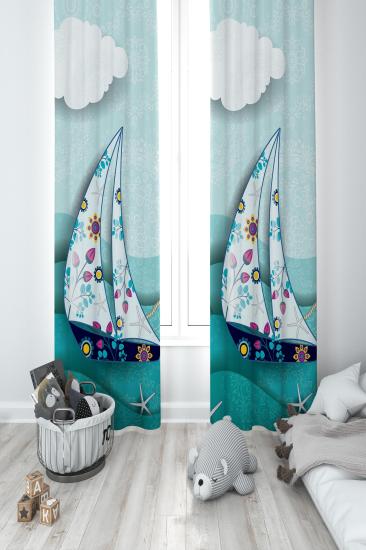 MEKTA HOME ÇOCUK ODASI FON PERDESİ