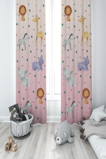 MEKTA HOME ÇOCUK ODASI FON PERDESİ