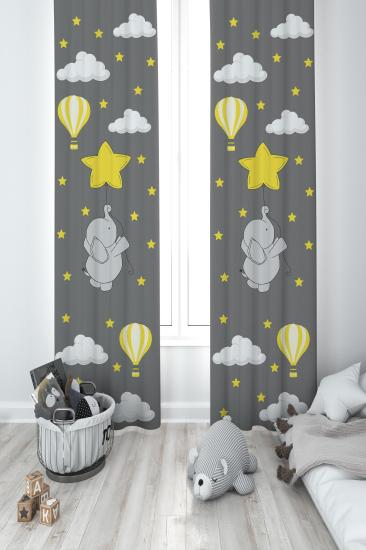 MEKTA HOME ÇOCUK ODASI FON PERDESİ