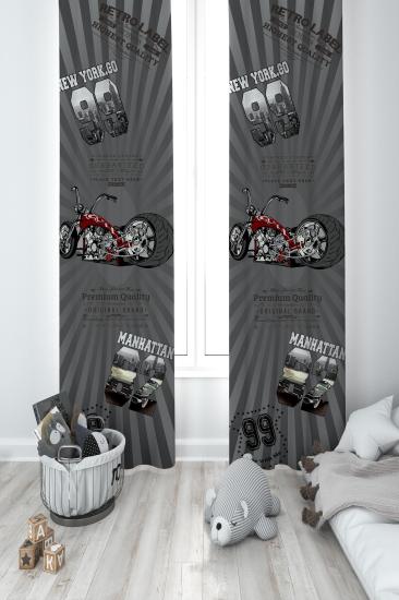 MEKTA HOME ÇOCUK ODASI FON PERDESİ