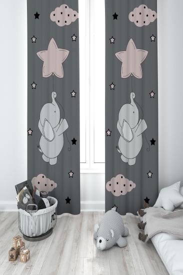MEKTA HOME ÇOCUK ODASI FON PERDESİ