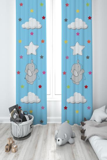 MEKTA HOME ÇOCUK ODASI FON PERDESİ