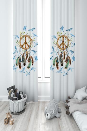 MEKTA HOME ÇOCUK ODASI FON PERDESİ