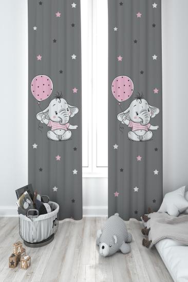 MEKTA HOME ÇOCUK ODASI FON PERDESİ