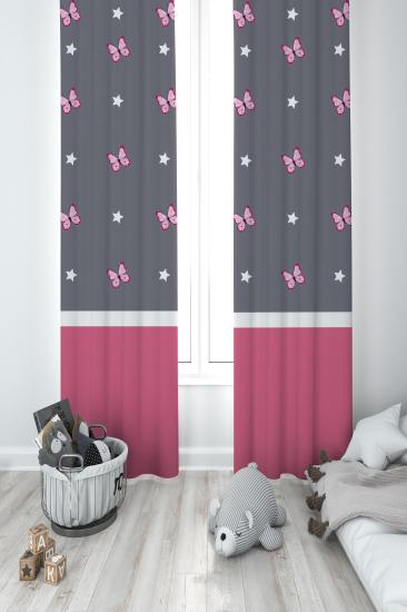 MEKTA HOME ÇOCUK ODASI FON PERDESİ