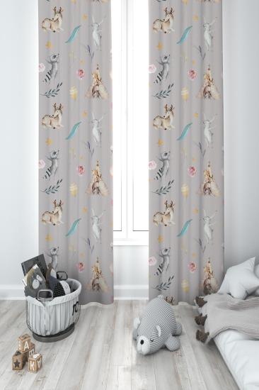 MEKTA HOME ÇOCUK ODASI FON PERDESİ