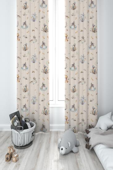 MEKTA HOME ÇOCUK ODASI FON PERDESİ