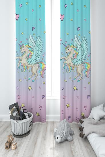 MEKTA HOME ÇOCUK ODASI FON PERDESİ