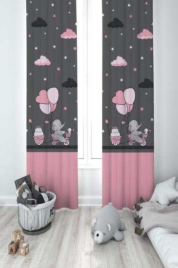 MEKTA HOME ÇOCUK ODASI FON PERDESİ