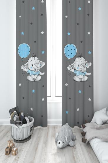 MEKTA HOME ÇOCUK ODASI FON PERDESİ