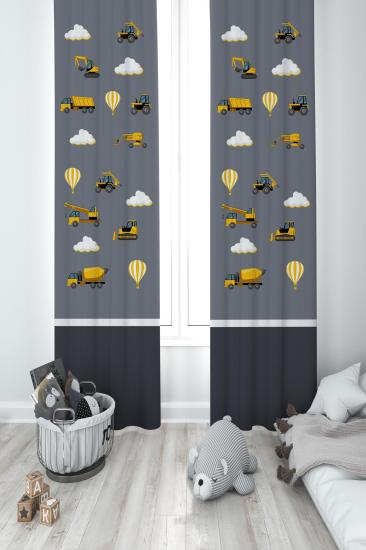 MEKTA HOME ÇOCUK ODASI FON PERDESİ